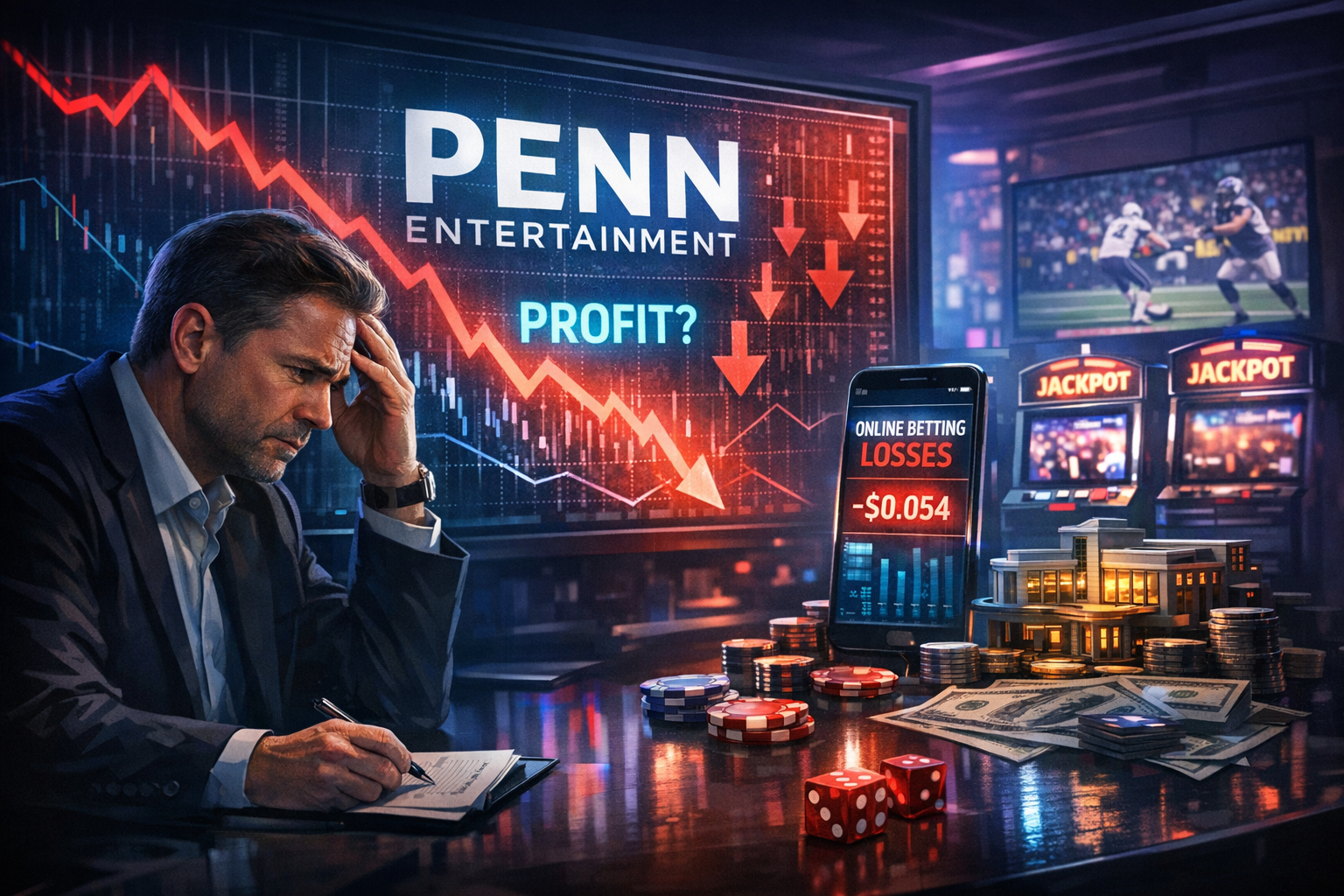 PENN Entertainment Faces Profitability Test in Interactive Gaming Segment