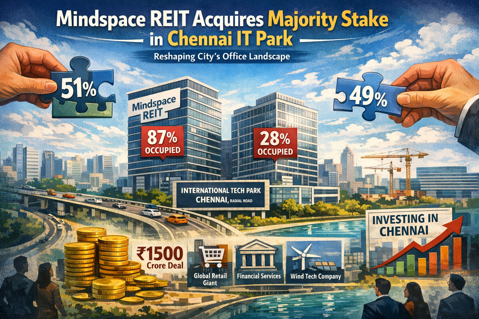 Mindspace REIT Acquires Majority Stake in Chennai IT Park, Reshaping City's Office Landscape